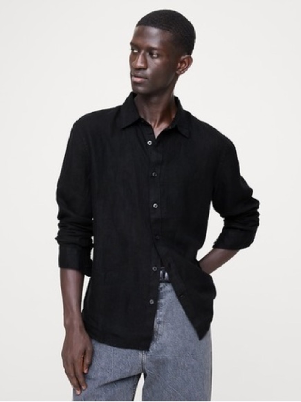 Banana Republic Standard-Fit Linen Shirt